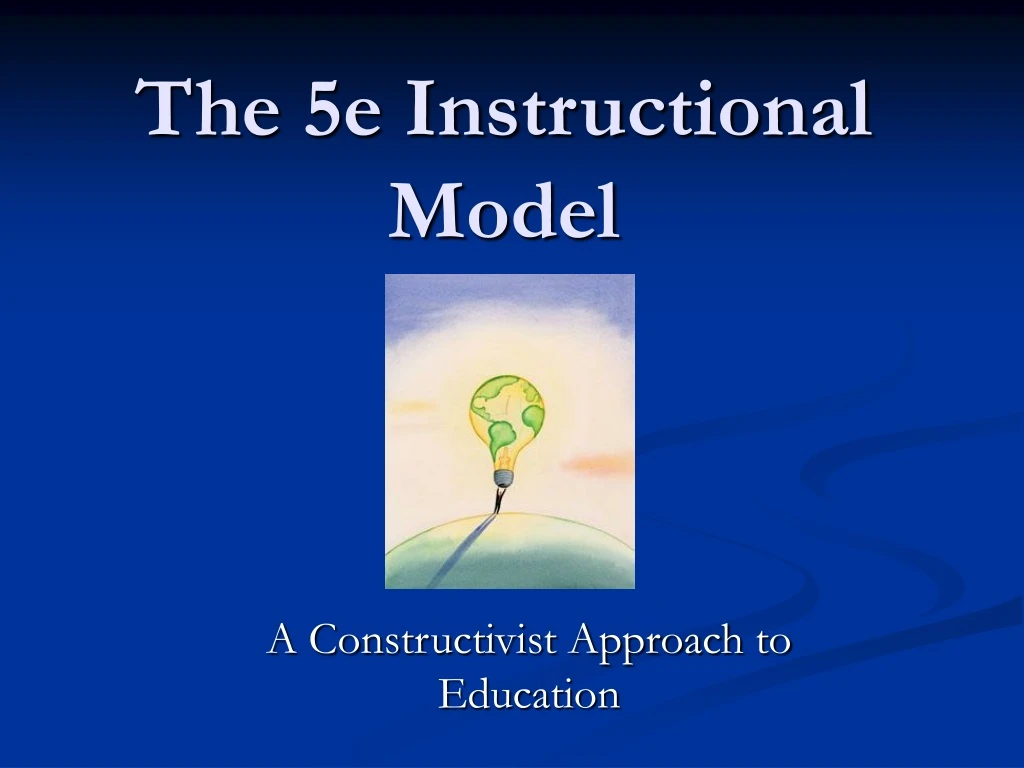 the 5e instructional model