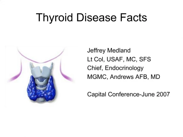 Thyroid Disease Facts