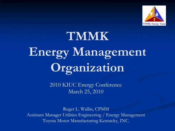 TMMK Energy Management Organization
