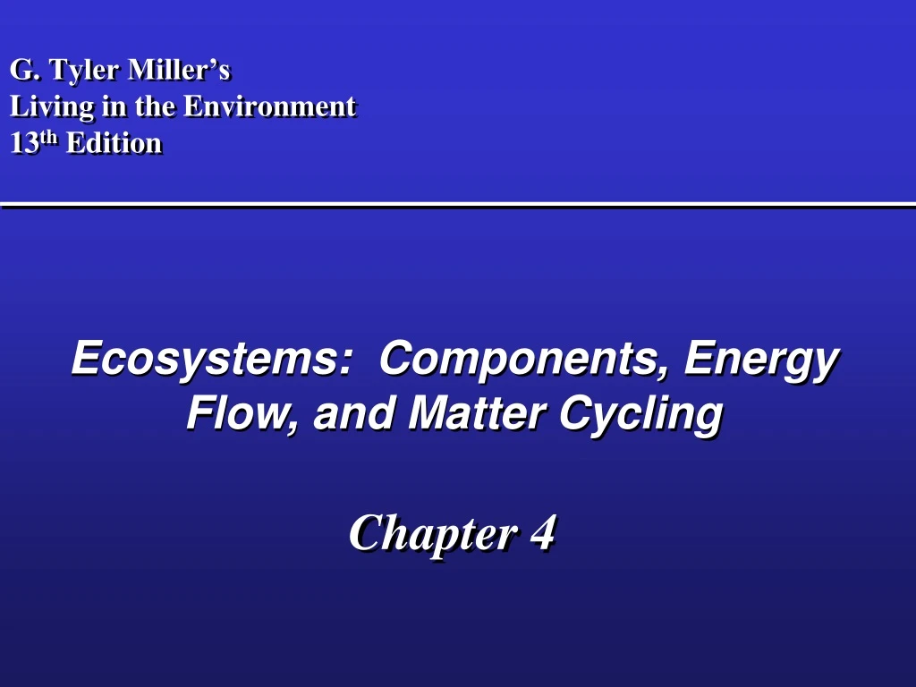 g tyler miller s living in the environment 13 th edition