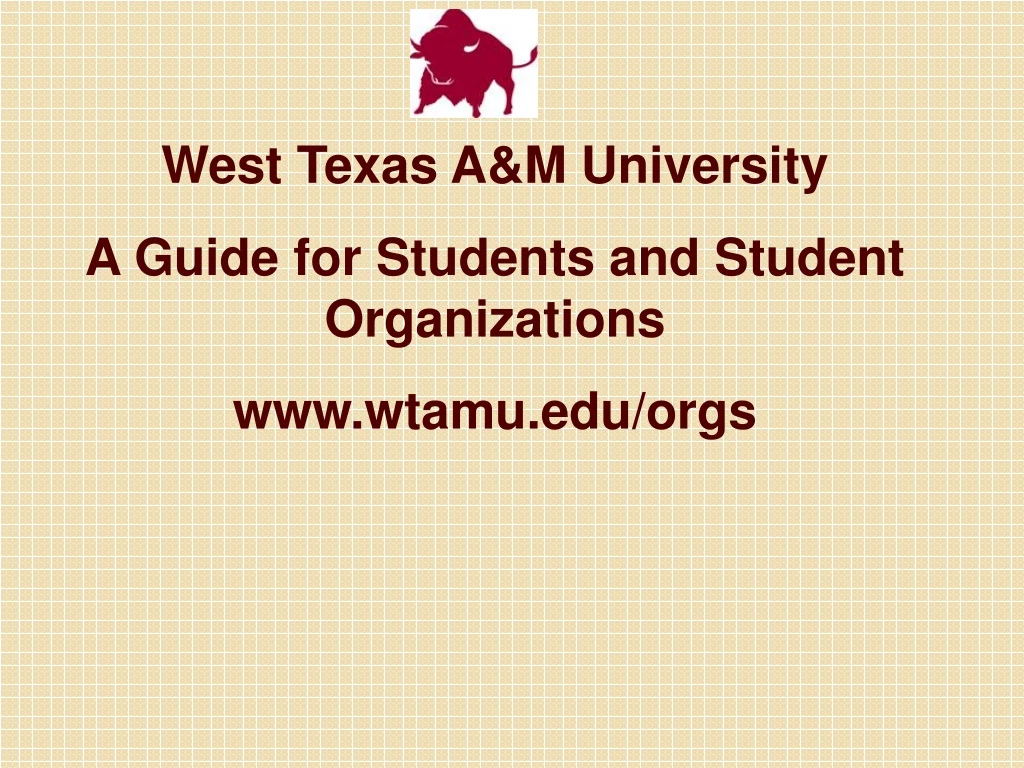 west texas a m university a guide for students