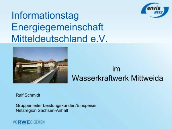 Informationstag Energiegemeinschaft Mitteldeutschland e.V.