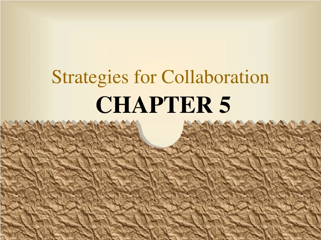 strategies for collaboration