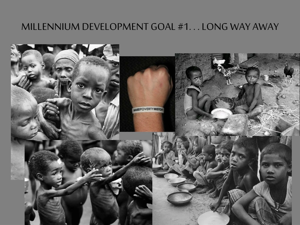 millennium development goal 1 long way away