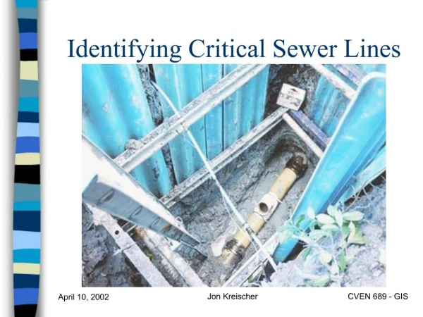 Identifying Critical Sewer Lines