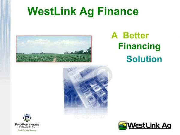 WestLink Ag Finance