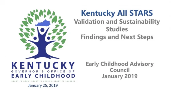 Early Childhood Advisory Council January 2019