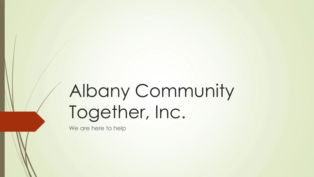 albany community together inc