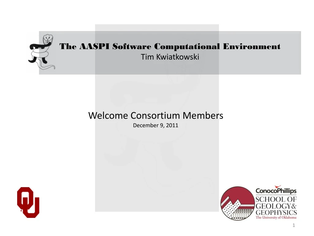 the aaspi software computational environment