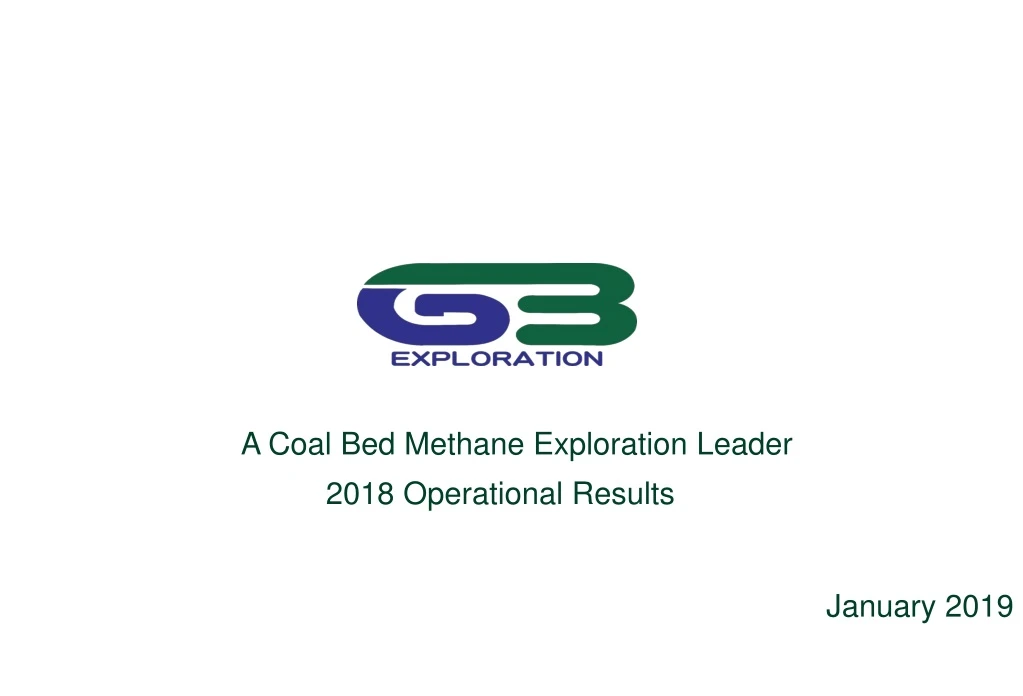 a coal bed methane exploration leader