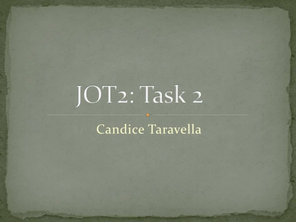 JOT2: Task 2