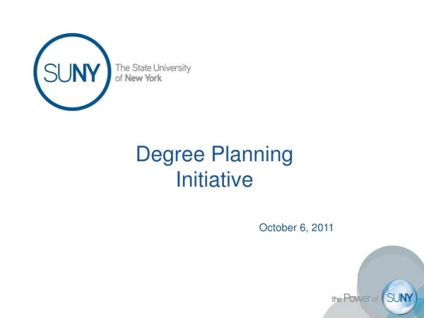 Degree Planning Initiative