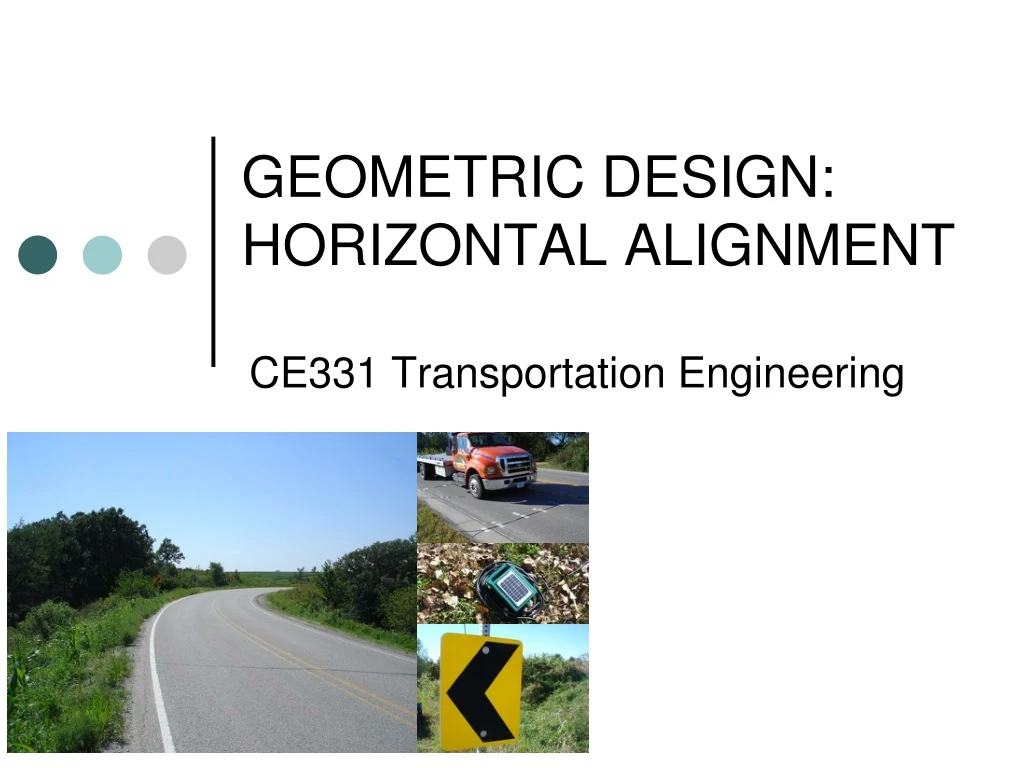 geometric design horizontal alignment