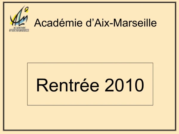 Acad mie d Aix-Marseille