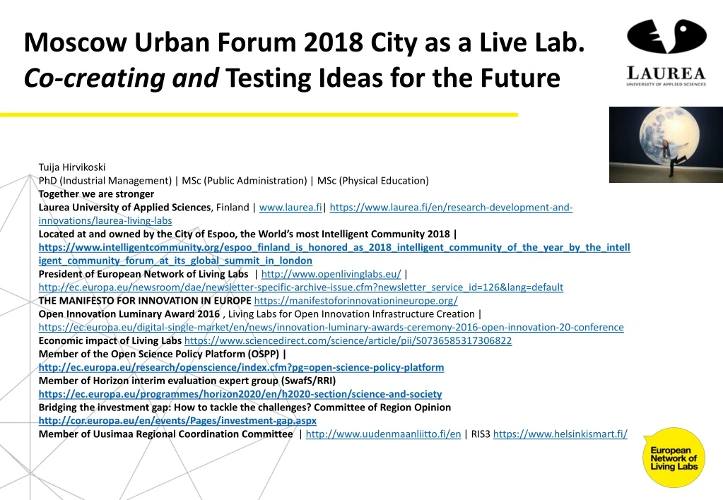moscow urban forum 2018 city as a live