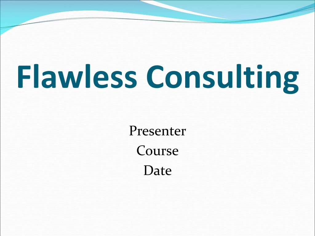 flawless consulting