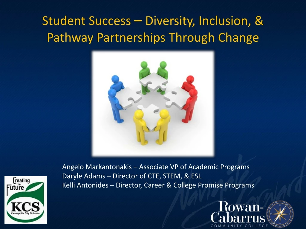 student success diversity inclusion pathway partnerships through change