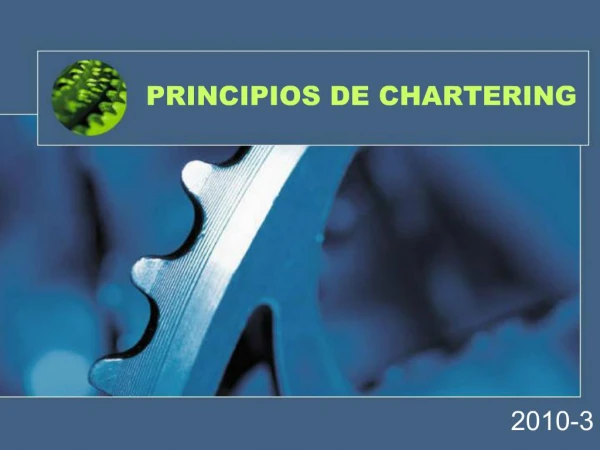 PRINCIPIOS DE CHARTERING