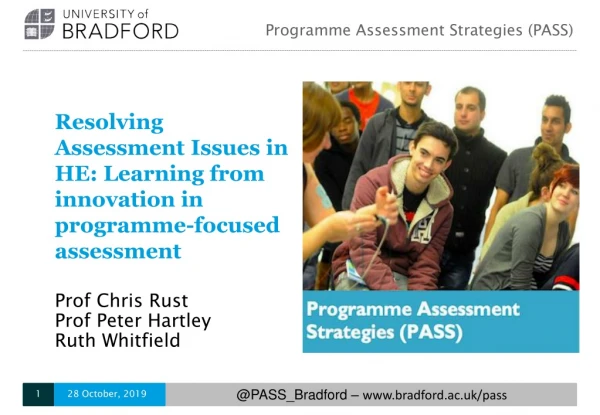 Resolving Assessment Issues in HE: Learning from innovation in programme-focused assessment