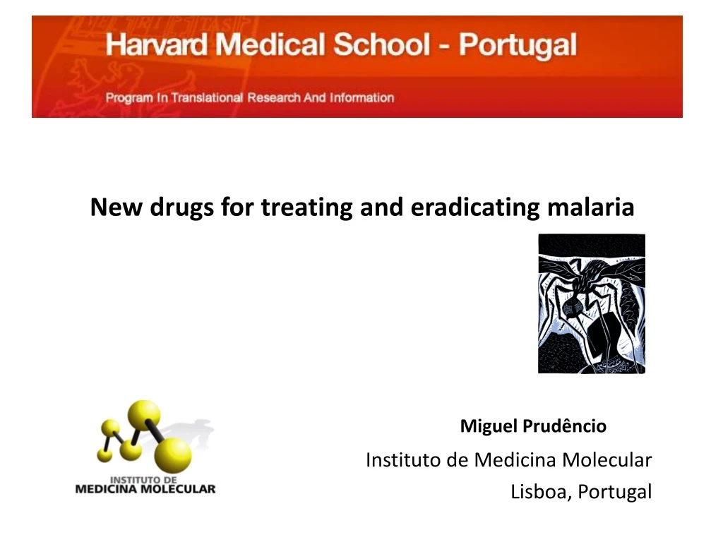 new drugs for treating and eradicating malaria