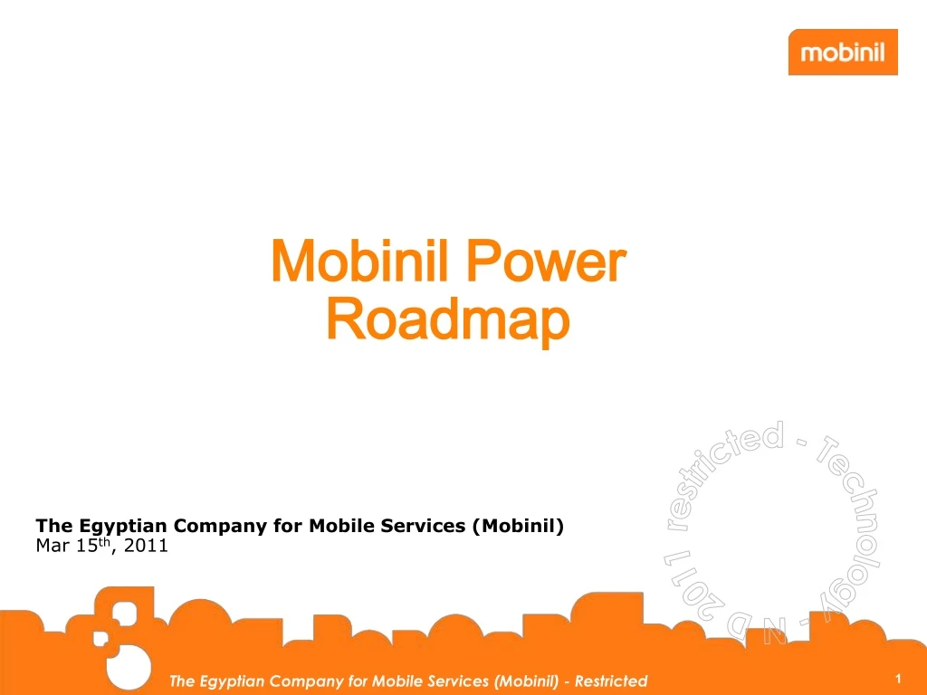 mobinil power roadmap