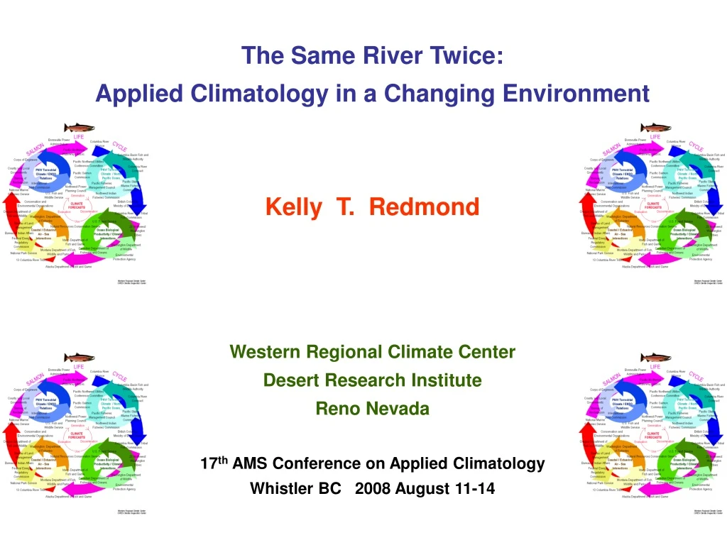 the same river twice applied climatology