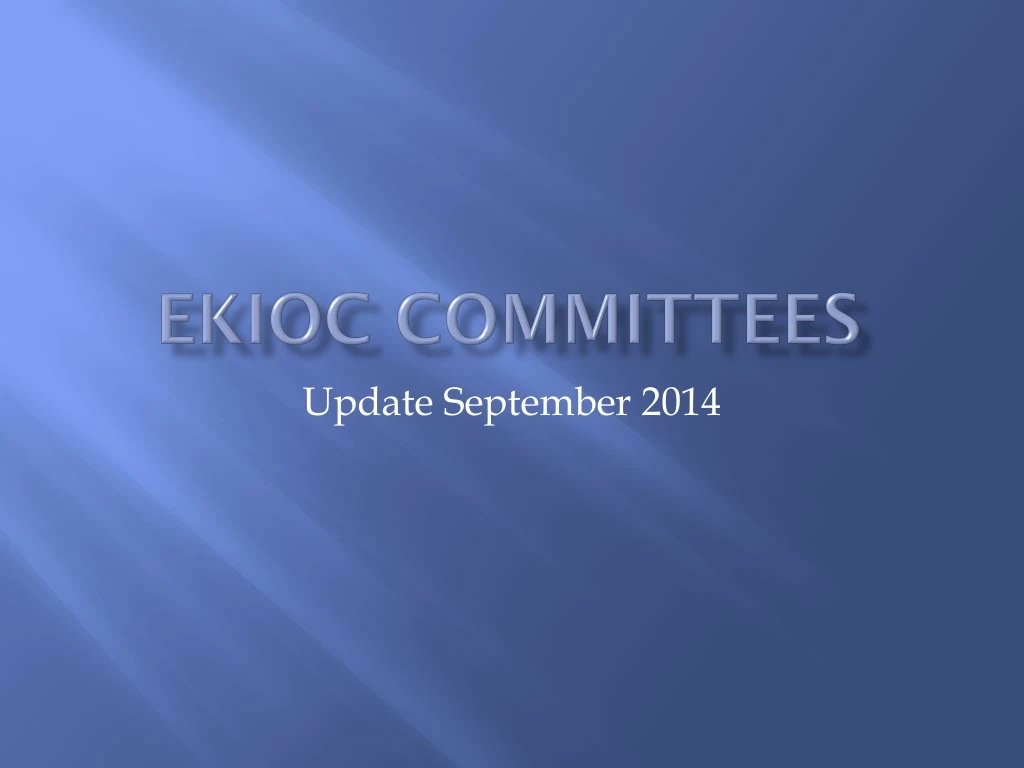 ekioc committees