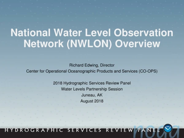 National Water Level Observation Network (NWLON) Overview