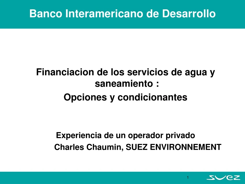 banco interamericano de desarrollo