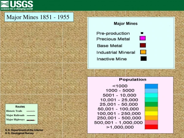 Major Mines 1851 - 1955