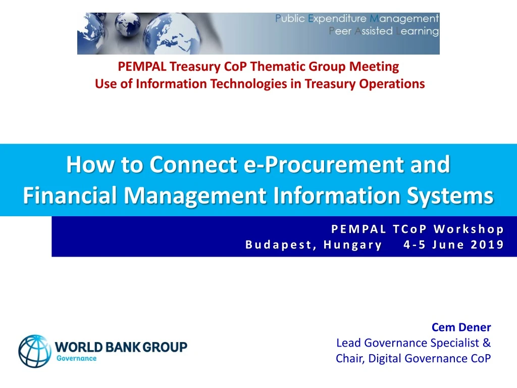 pempal treasury cop thematic group meeting