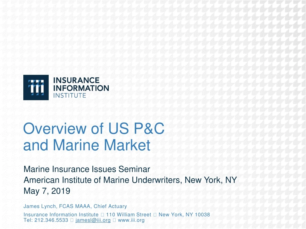 overview of us p c and marine market