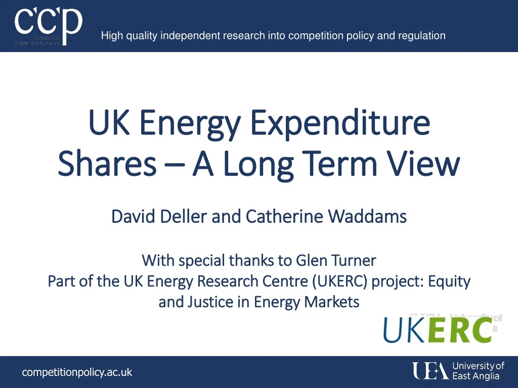 uk energy expenditure shares a long term view