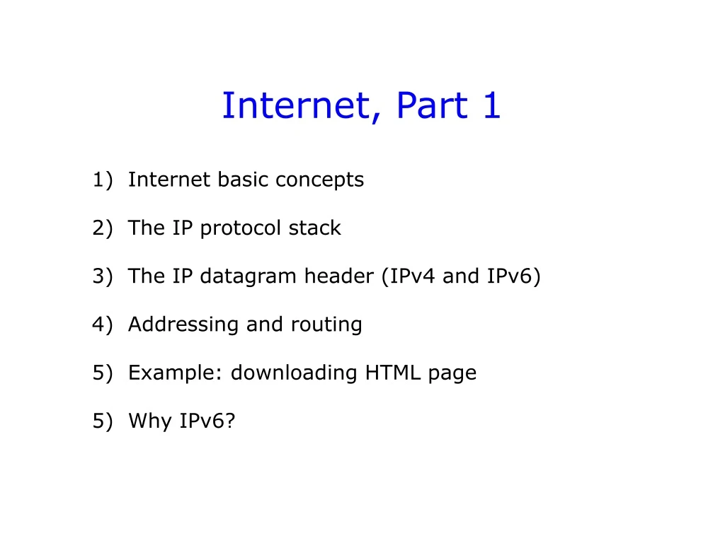 internet part 1