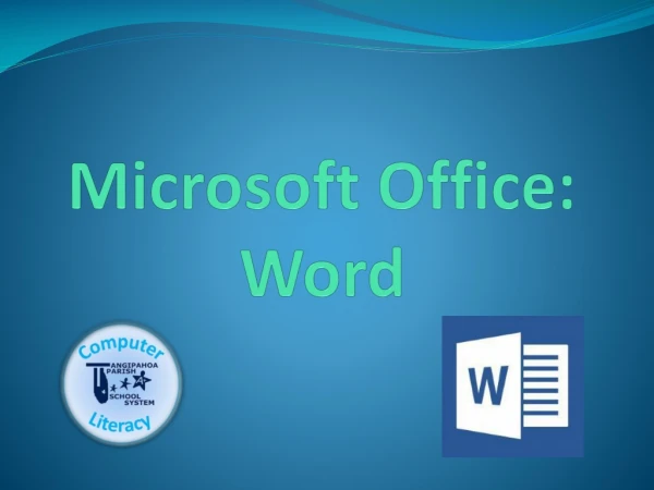 Microsoft Office: Word