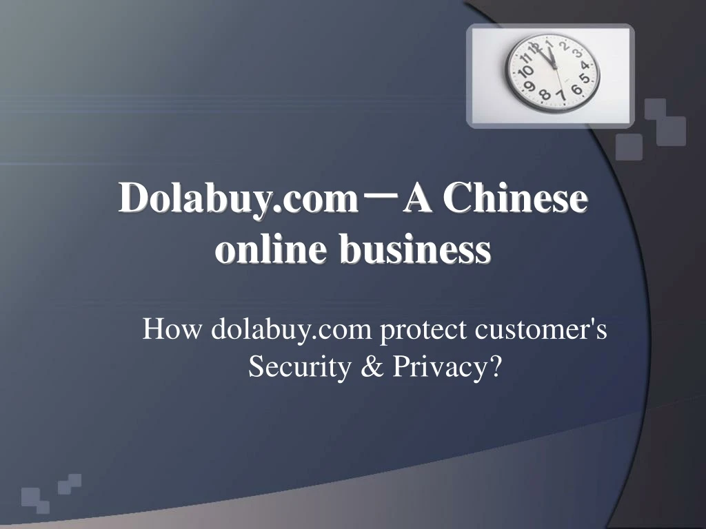 dolabuy com a chinese online business