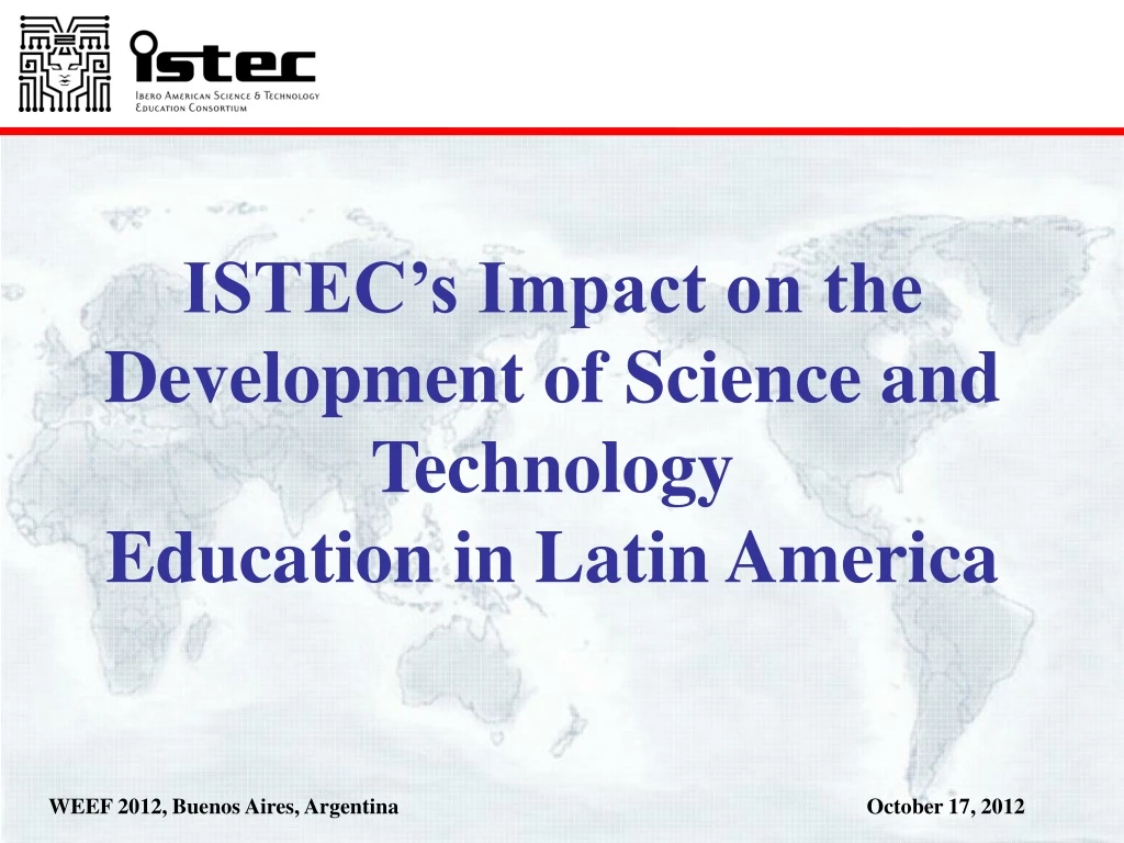 istec s impact on the development of science