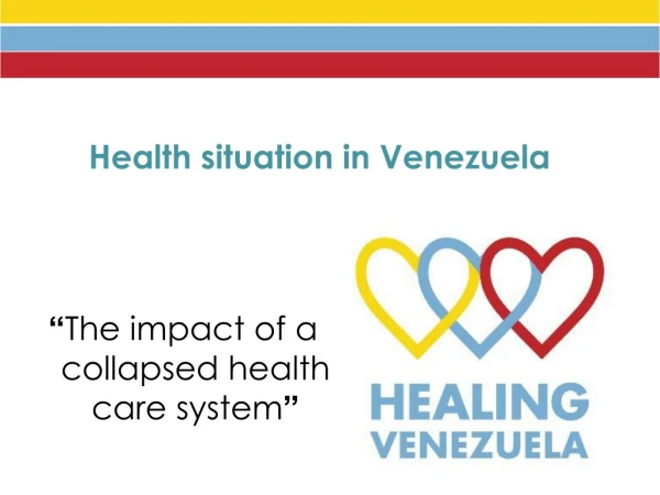 Health situation in Venezuela