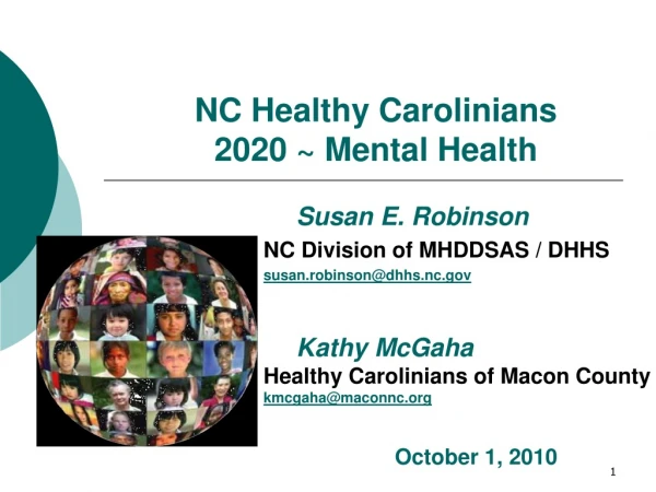 NC Healthy Carolinians 2020 ~ Mental Health