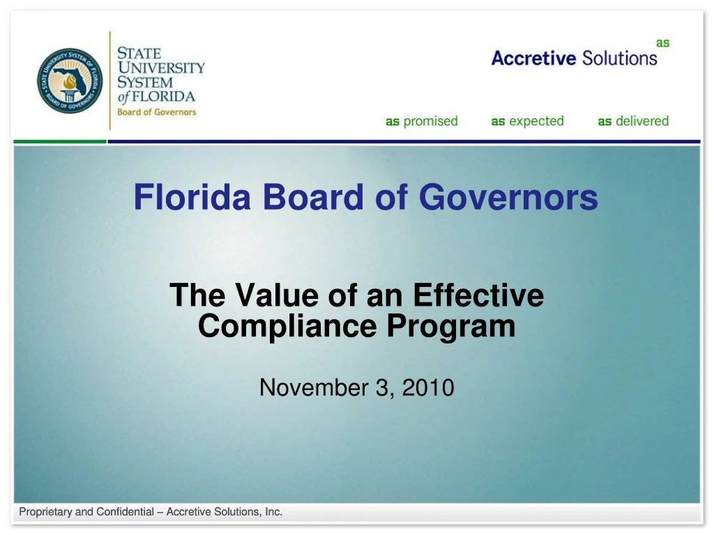 florida board of governors