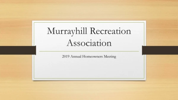 Murrayhill Recreation Association