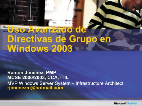 Uso Avanzado de Directivas de Grupo en Windows 2003