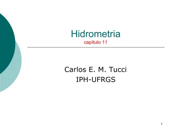 Hidrometria cap tulo 11