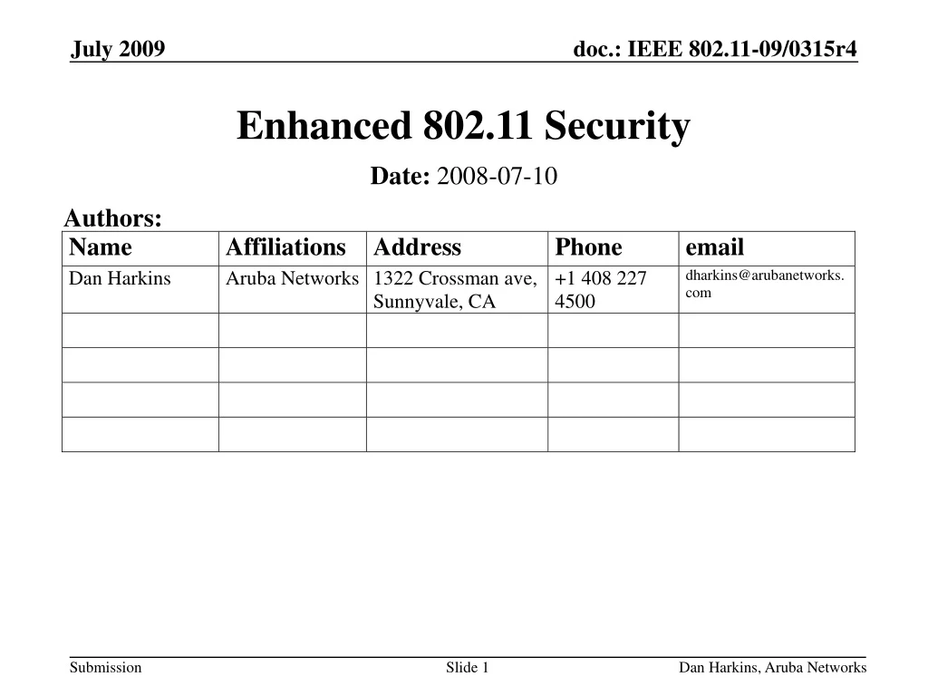 enhanced 802 11 security