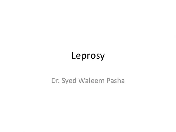 Leprosy