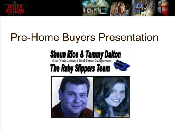 Pre-Home Buyers Presentation