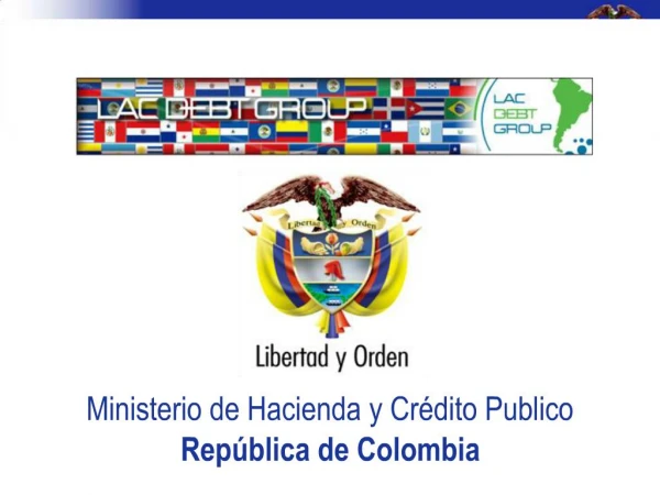 Ministerio de Hacienda y Cr dito Publico Rep blica de Colombia