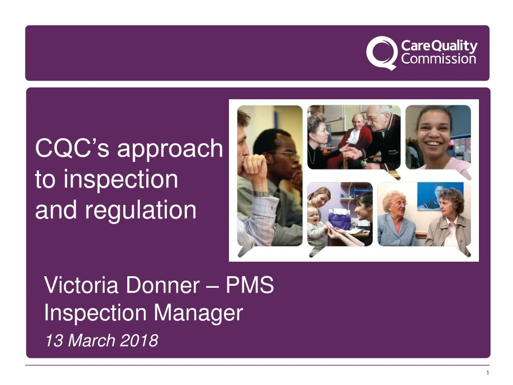 cqc s approach to inspection and regulation