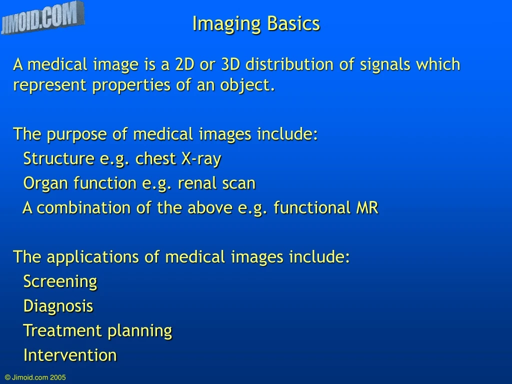 imaging basics