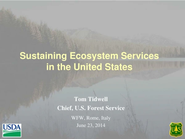 Sustaining Ecosystem Services in the United States